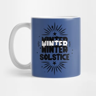 Winter Solstice December 21 Hello Winter Yuletide Mug